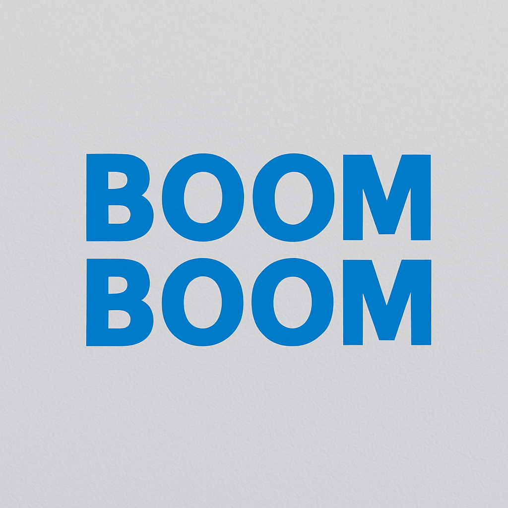 壁にカッティングシートを貼っているところ