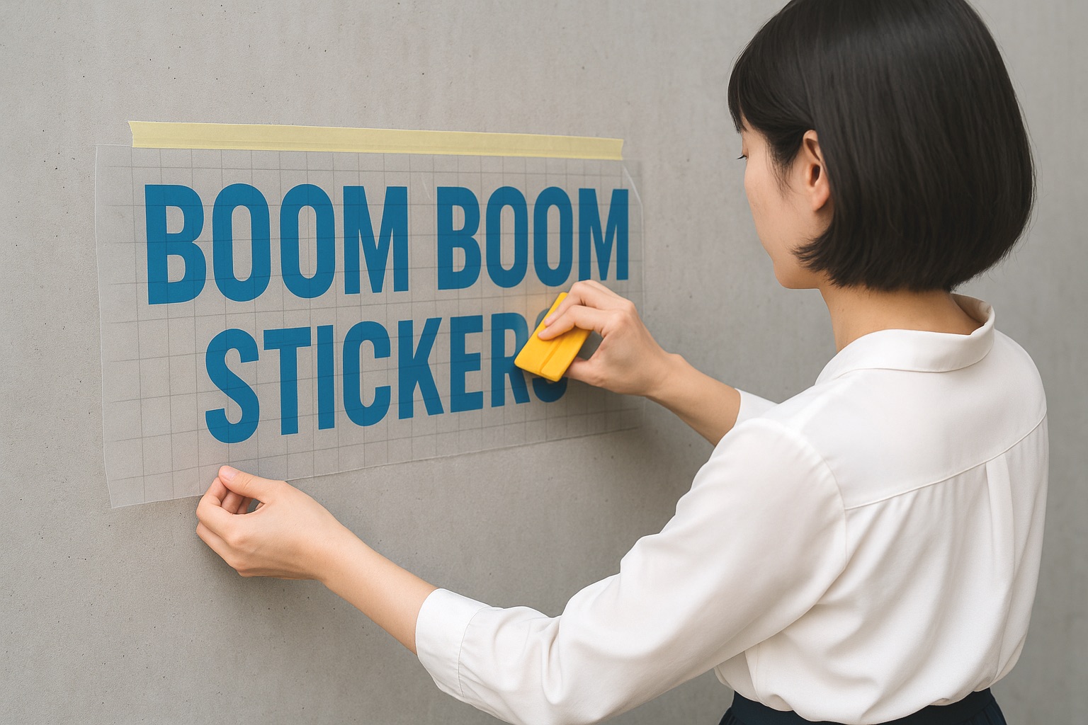 カッティングステッカー