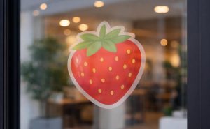 透明ステッカー×ガラスの貼り方と選び方｜内貼り・外貼り・白インク対応まで解説