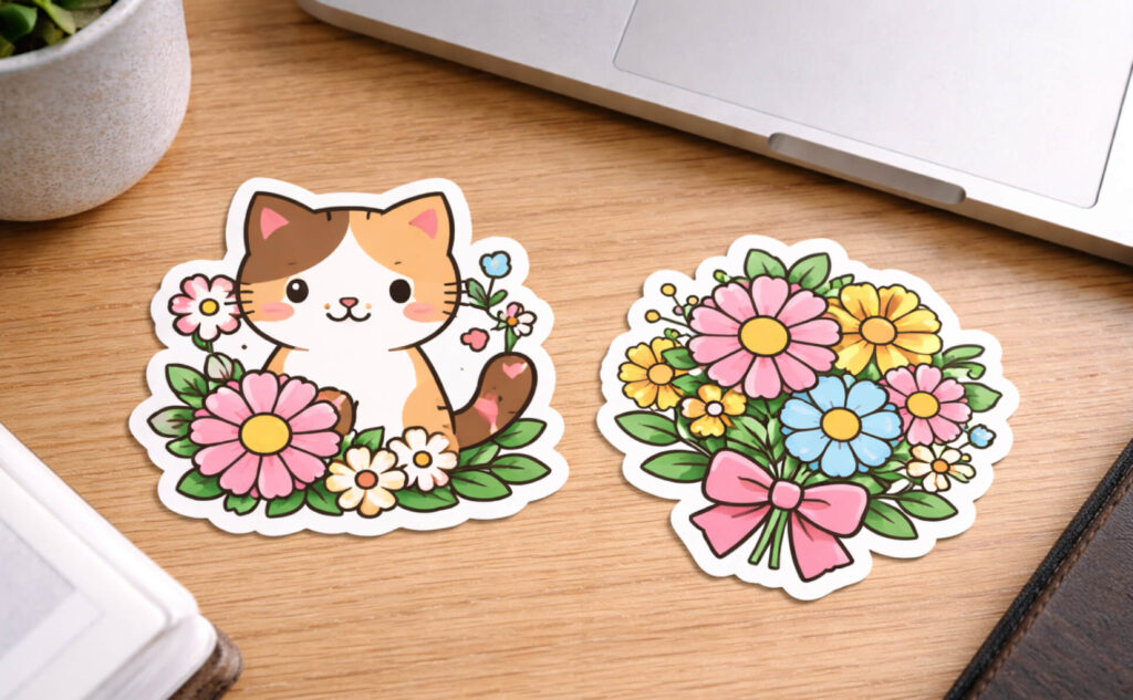 かわいいステッカーの作成ガイド｜初心者でも失敗しない作り方・素材・印刷の選び方